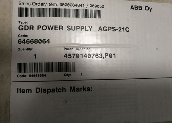 Доска AGPS21C PCB монтажной платы управляемой схемы AGPS-21C ABB Q950 ACS800 115/230 ВПТ
