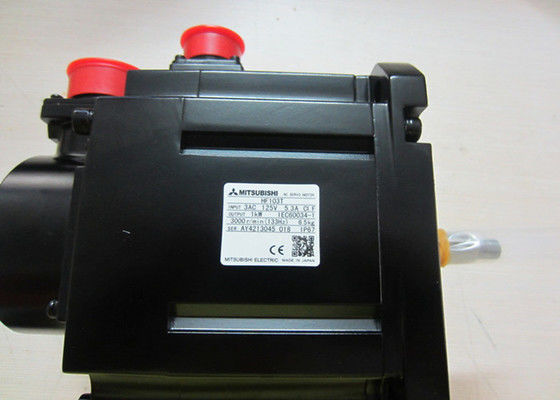 Мотор сервопривода AC HF-103T Мицубиси Industial без кодировщика 1KW 3AC 125V 5.3A 3000r/min