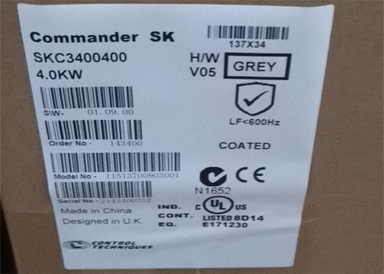 ИНВЕРТОР 3PH 400V КОМАНДИРА SKC3400400 ПЕРЕМЕННОЙ AC УПРАВЛЯТЬ МЕТОДОВ УПРАВЛЕНИЕМ 4.0KW EMERSON