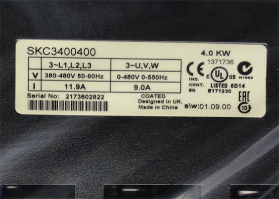 ИНВЕРТОР 3PH 400V КОМАНДИРА SKC3400400 ПЕРЕМЕННОЙ AC УПРАВЛЯТЬ МЕТОДОВ УПРАВЛЕНИЕМ 4.0KW EMERSON