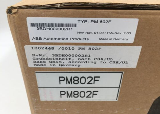 Отсек управления AC800F регулятора PM802F поля ABB УГОЖДАЕТ базовому устроиству C.P.U. SPS 3BDH000002R1
