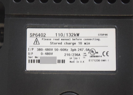 Nidec Control Techniques Unidrive SP6402 Инверторный преобразователь 110/132 кВт 210 А Промышленный сервопривод