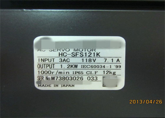MITSUBISHI Melservo HC-SFS series HC-SFS121 Двигатель средней инерции HC-SFS121K Япония