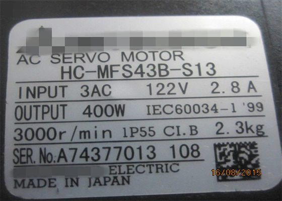 Сила 400KW мотора сервопривода HC-MFS43-S13 AC МИЦУБИСИ промышленная HC-MFS43B-S13
