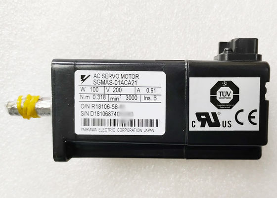 Мотор сервопривода SGMAS01ACA21 AC SGMAS-01ACA21 0.91Amp 200Vac R/Min3000