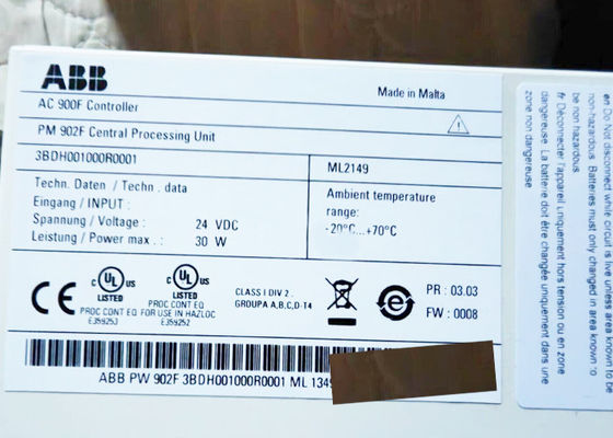 3BDH001000R0001 Модуль процессора PM 902F ABB AC900F Модуль центральных блоков