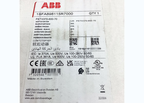 PSTX370-600-70 1SFA898115R7000 PSTX Softstarter 370A 208-600ВА