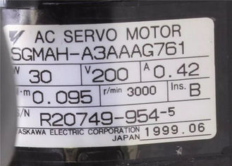 SGMAH-A3AAAG761 Промышленный сервомотор Yaskawa SGMAH серии Ins B SERVO MOTOR