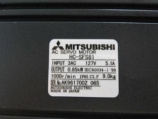 Mitsubishi AC Industrial Motor HC-SFS81 / HC-SFS81B Сервомотор 0.85кВ на складе