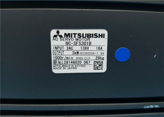 Mitsubishi 3.0KW INDUSTRIAL 3AC SERVO MOTOR HC-SFS301B 1000R/MIN Новый на складе