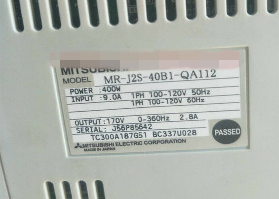 Мицубиши 400 Вт Усилитель MR-J2S-40B1-QA112 Промышленный серворегулятор скорости