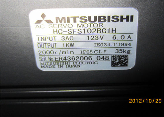 MITSUBISHI Industrial Control AC Servo Motor HC-SFS102BG1H Новый,2000 мин/р,1 кВт