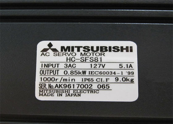 Mitsubishi Industrial Motor HC-SFS81 / HC-SFS81B сервомотор переменного тока 0.85кВ в наличии
