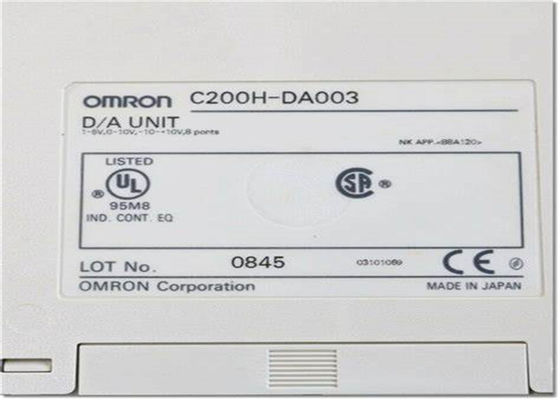 OMRON C200H-DA003 D/A Аналоговый выходный модуль 1-5V, 0-10V, -10-+10V, 8 портов