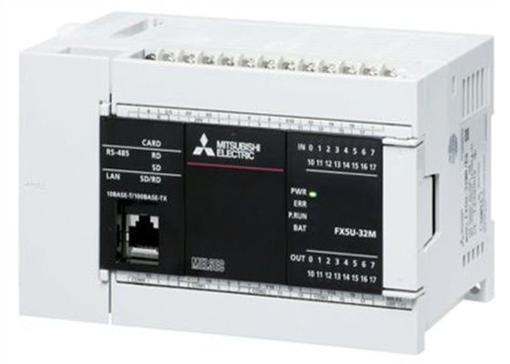 МОДУЛЬ C.P.U. МИЦУБИСИ FX5U-32MR/ES С ИНТЕГРИРОВАННЫМИ ВХОДНЫМИ СИГНАЛАМИ I/O 16 I/S 32 ЦИФРОВЫМИ