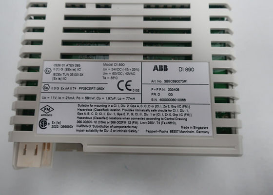 ABB DI890 3BSC690073R1 Интерфейс внутренней безопасности Индивидуальные гальванически изолированные каналы