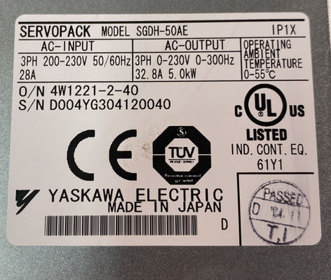 Yaskawa SGDH-50AEY369 S2 AMP 200V 3PH 5 KW 32.8AMP 3PHASE 230VAC 50/60HZ доступен