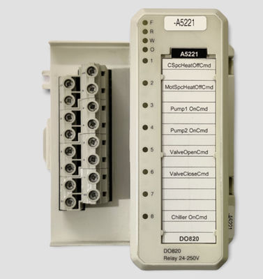 ABB DO820 3BSE008514R1 Цифровой выходный реле 8 ch I-O модуль 0,3 кг