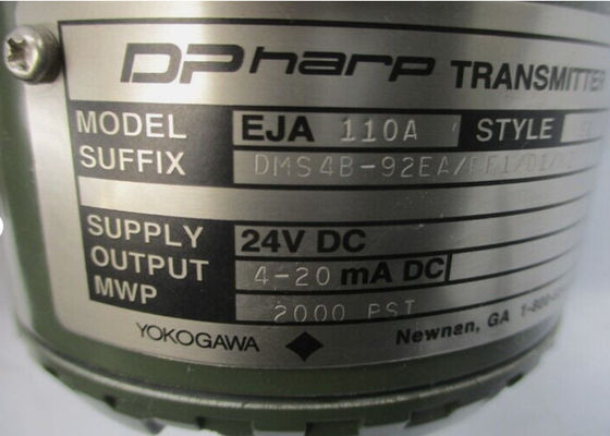 YOKOGAWA EJA110A-DMS4B-92EA/FF1/D1/K2 24VDC 2000PSI NSNP стиль S1 передатчик давления и температуры