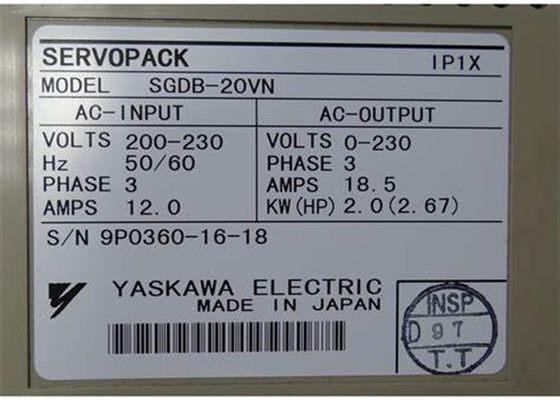 Совершенно новый Yaskawa AC Servo Drives SGDB-20VN Оригинальный Новый в коробке