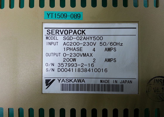 SGD-02AHY500 Yaskawa AC Servo Motor Drives совершенно новый оригинальный