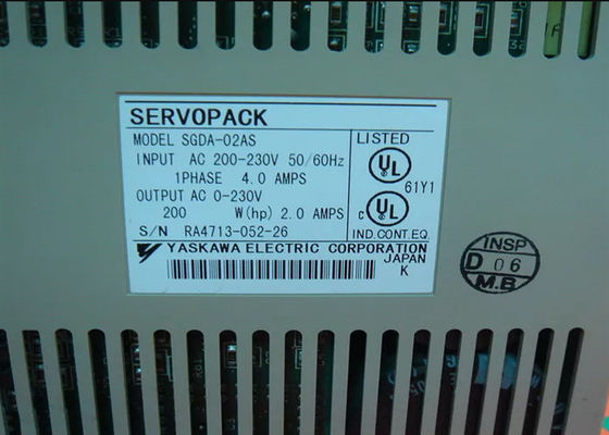 Сервоусилитель 230В переменного тока Yaskawa SGDA-02AS Новый в оригинальной коробке