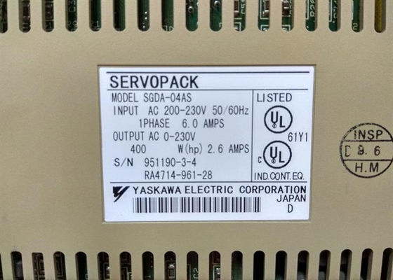 Сервоусилитель Yaskawa SGDA-04AS Управление скоростью