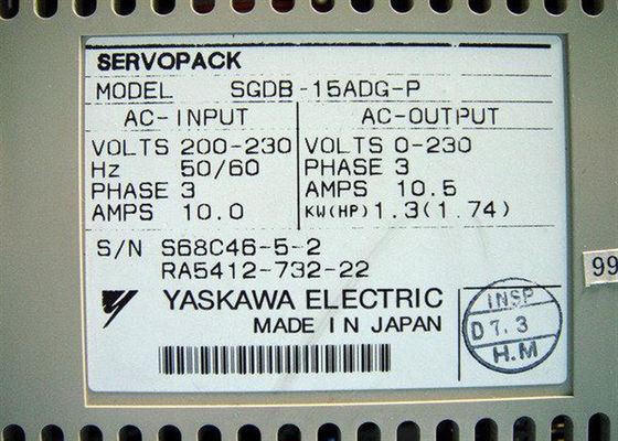 SGDB-15ADG-P AC Servo Drives Новая Яскава в оригинальной коробке