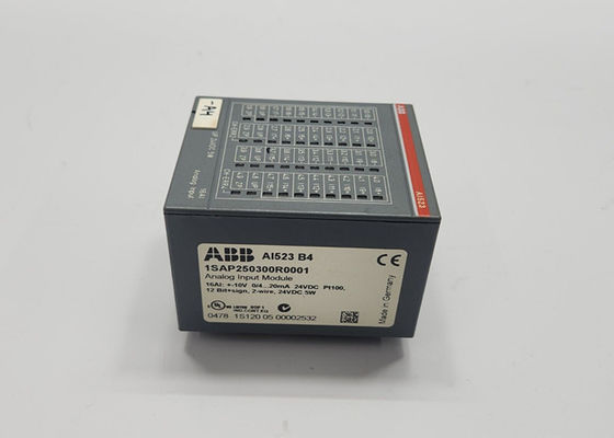ABB AI523 1SAP250300R0001 AI523: S500 Аналоговый входный модуль 16 AI: U, I, RTD, DI. 13 Бита включительно 1-проводной сигнал
