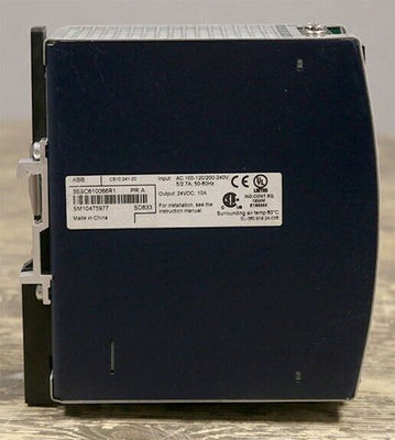 ABB SD833 3BSC610066R1 Ввод питания AC100-120/200-240 V Автоматический выбор Ввода Выхода DC 24 V 10A