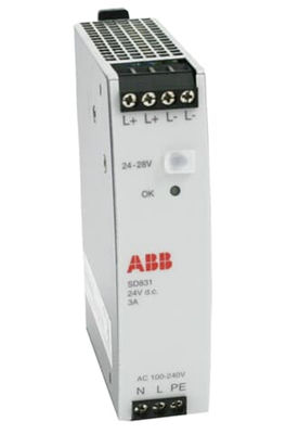 ABB 3BSC610064R1 SD831 Ввод питания AC 100-240 V Выход DC 24 V 3A
