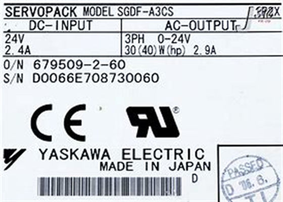 Промышленные сервоприводы Yaskawa SGDF-A3CS Новый в оригинальной коробке