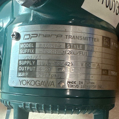 Yokogawa EJX530A-JBS4N-012EL/FU1/D1/K3 DP Арфопередатчик 10.5-30VDC