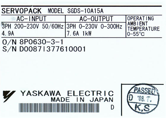Yaskawa SGDS серия SGDS-10A15A совершенно новый сервопривод оригинальный