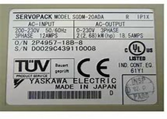 SGDM-20ADA Yaskawa Сервоприводы промышленности совершенно новый в оригинале