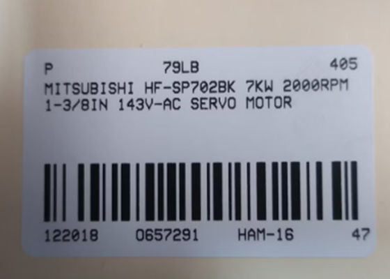 Сервомотор Mitsubishi HF-SP702BK мощностью 7 кВт 2000 оборотов в минуту 1-3/8 в 143 Вт