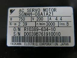 0.75кВ промышленных сервомоторов SGMPH-08A1A21 Новый оригинальный