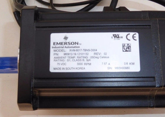 0.6 KW Сервомотор Emerson XVM-8017-TBNS-D004 Промышленное поле