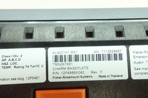 EMERSON DELTAV KL4201X1-BA1 SE4601T07 12P4986X052 Очарование Базовая пластина