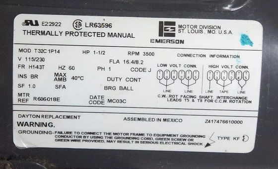 Emerson T32C1P14 R606018E Промышленный сервомотор Новый в коробке