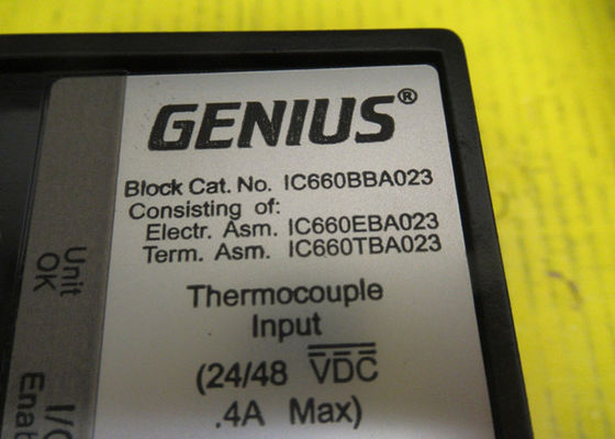 GE Fanuc IC660BBA023 6 входных схем, от 24 до 48 вольт постоянного тока блочной мощности, -25 мВ до 150 мВ измерения напряжения