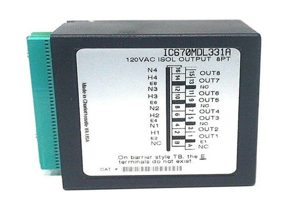 IC670MDL331 - это модуль управления полевым вводом и выводом, который производится компанией GE Fanuc