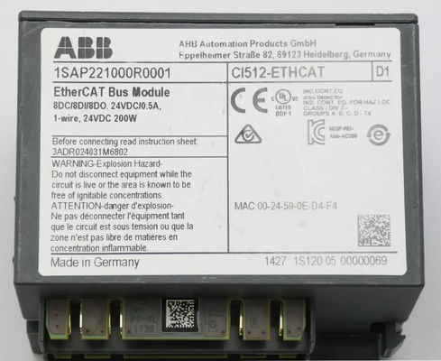 CI512-ETHCAT ABB Новый цифровой модуль связи 24V