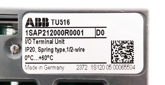 TU516 1SAP212000R0001 Цифровой ИО-модуль 24В Бренд ABB Новая коробка