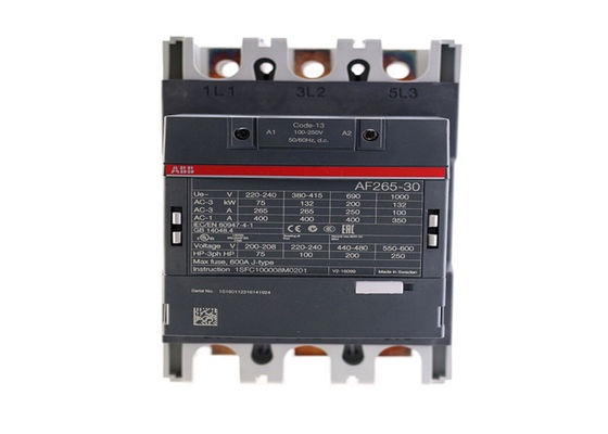 AF265-30-11-13 является 3-полюсным - 1000 V IEC или 600 V UL контактором с предустановленными вспомогательными контактами