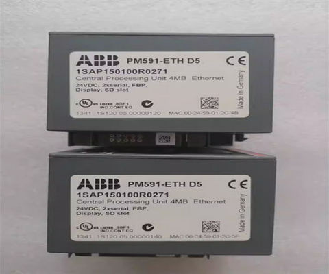 Модуль управления ABB PM591-ETH 1SAP150100R0270 AC500