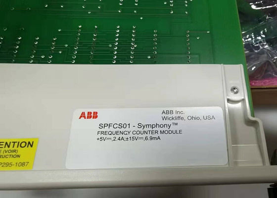 Модуль ABB SPFCS01 для счета частот для стойки гармонии, два канала скорости турбины от 3 до 12,5 КГц заменены