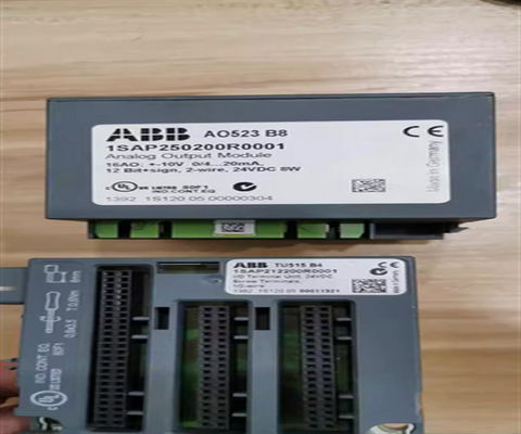 AO523 ABB - Аналоговый выходный модуль 1SAP250200R0001 Избыточный модуль питания