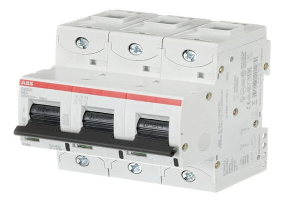 ABB 2CCS863001R0631 S803S-D63 представляет собой трехпольный высокопроизводительный выключатель с характеристикой D