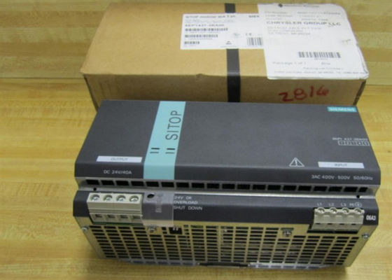 Siemens 6EP1 437 3BA00 Источник питания Вход 400-500 V 3 AC Выход: 24 V DC/40 A Примечания